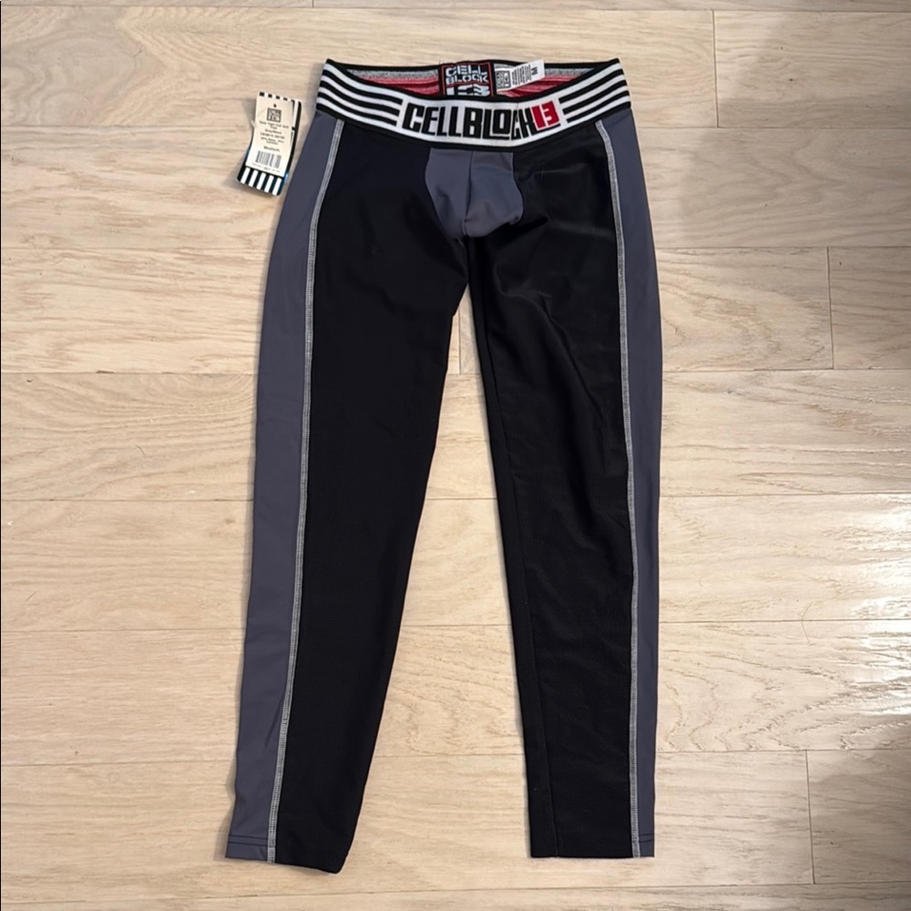 CellBlock 13 Black and Gray Leggings